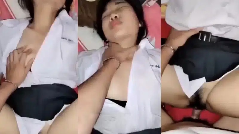 คลิปหลุดนักเรียน18+ น้องเพทาย สาวม.ต้น โดนเย็ด เจอแฟนพาไปเย็ดหีที่ม่านรูด