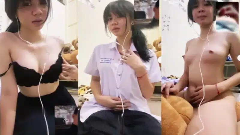 คอลเสียว คลิปหลุดนักเรียน เงี่ยนหีอยากโดนแฟนเย็ด นมโต น่าเย็ดสุดๆ